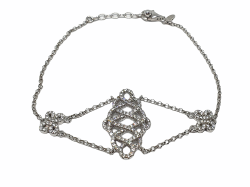 Pulseira Prata Borboletas