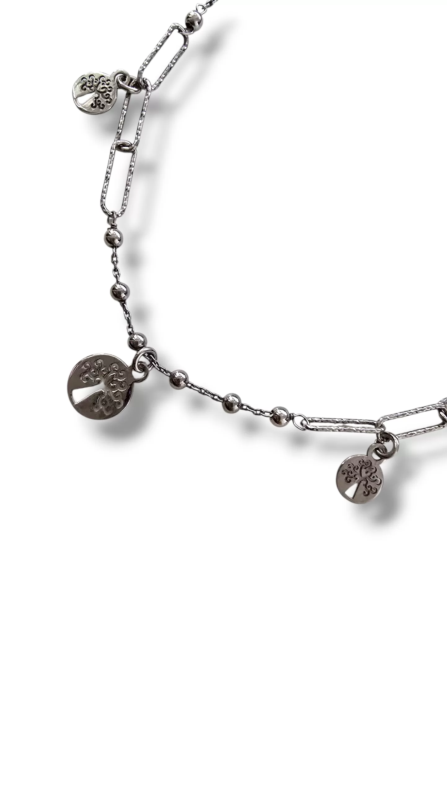 Fio Prata Pendentes Arvore da Vida - Image 2