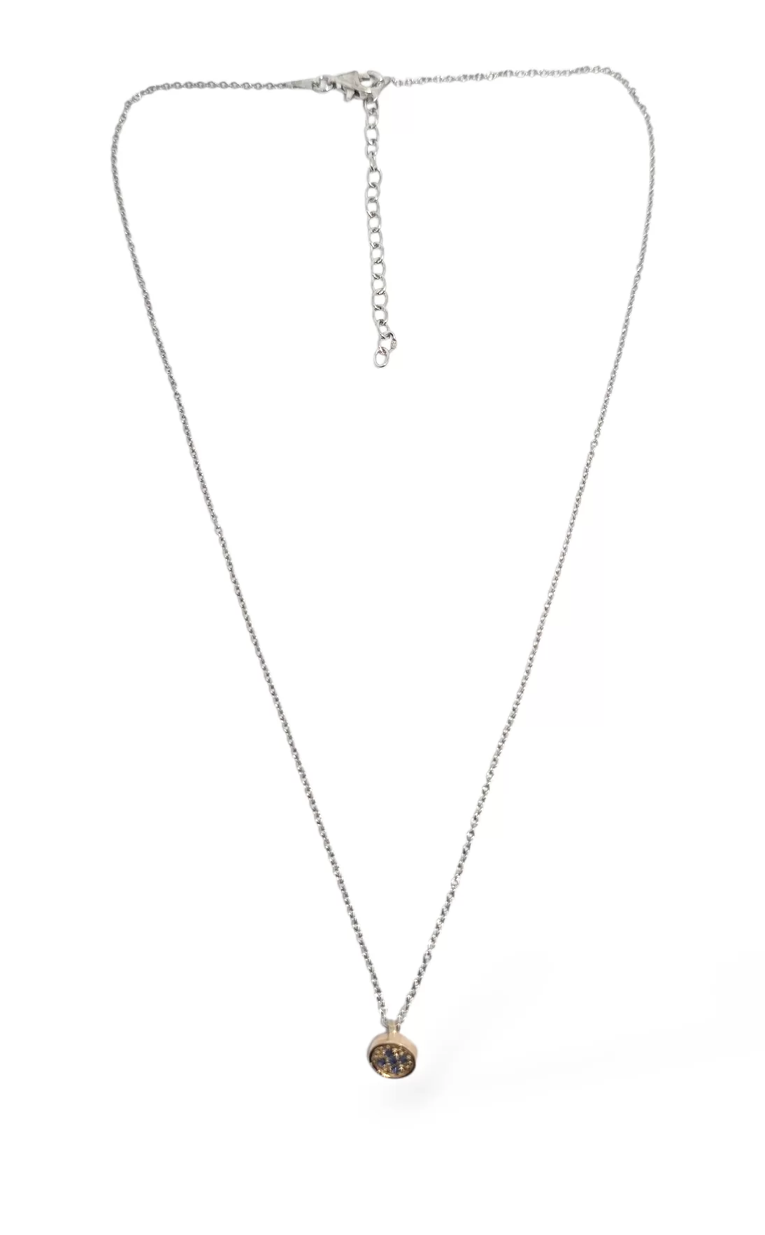 Colar Prata Pendente Rosa - Image 3