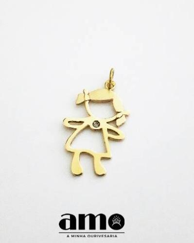 Pendente Menina Ouro