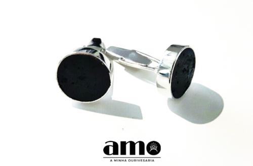 Botões de Punho Basalto