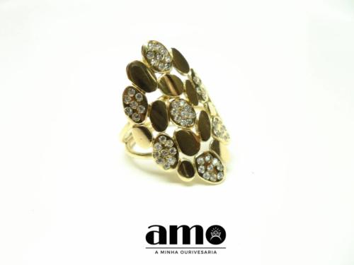 Anel Ouro Zirconias